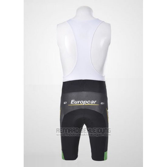 2011 Fahrradbekleidung Europcar Grun Trikot Kurzarm und Tragerhose - zum Schließen ins Bild klicken